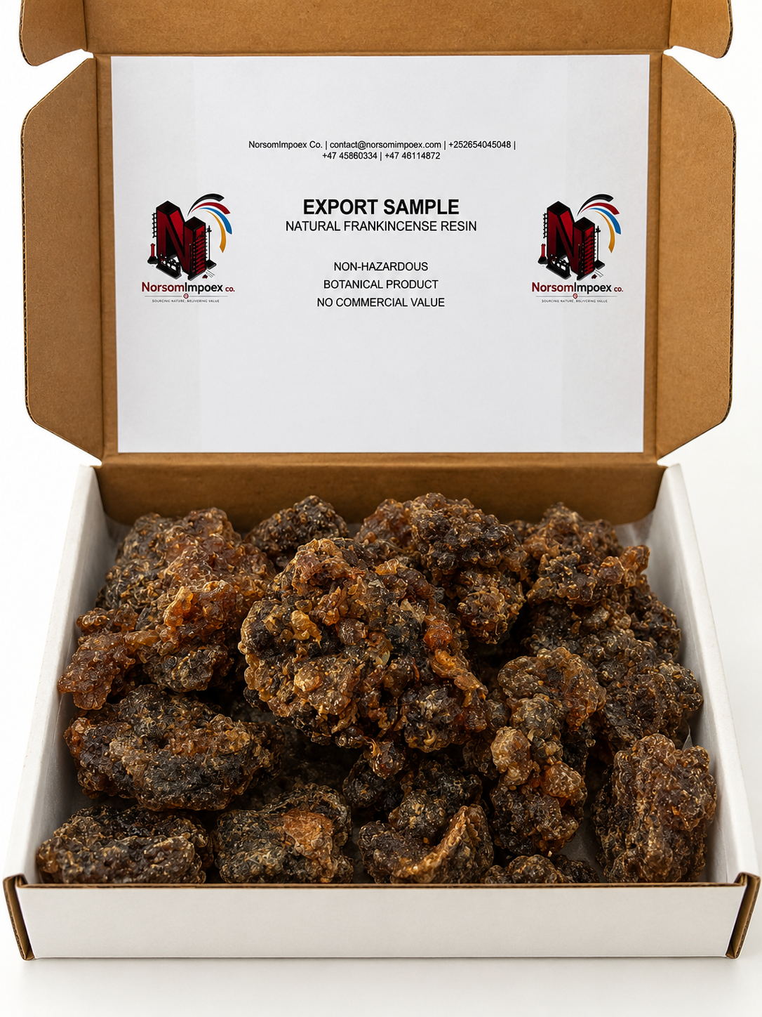 Field grade frankincense resin